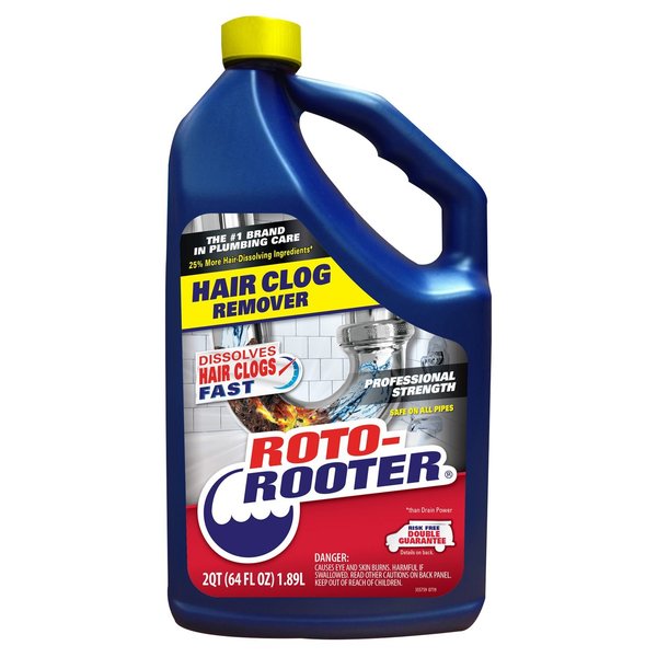 Roto Rooter Roto-Rooter Liquid Hair Clog Remover 64 oz 351405